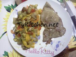 Scaloppine e ratatouille pronte (2)