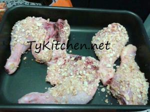 Pollo al latte e crackers 