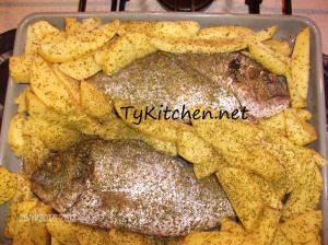 Orata al forno con patate
