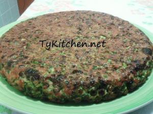 Frittata di piselli