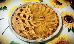 Crostata di mele e marmellata di pesche