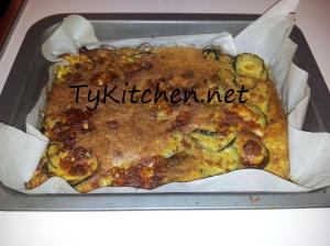 Frittata zucchine e dolce sardo