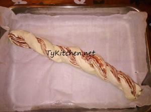 treccia di prosciutto crudo e philadelphia