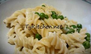 Pasta piselli e Philadelphia