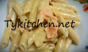 Pennette panna e salmone1