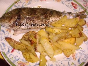 Orata al forno con patate