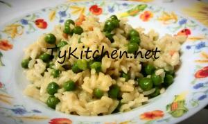 Risotto piselli e carote