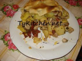 Panada agnello e patate aperta