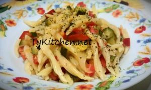 Sugo peperoni e zucchine