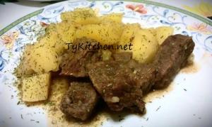 Spezzatino di vitella e patate