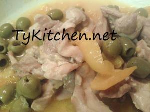 Pollo con i peperoni