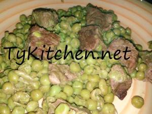 Spezzatino con i piselli