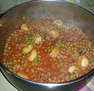 Seppie con piselli seppie con piselli